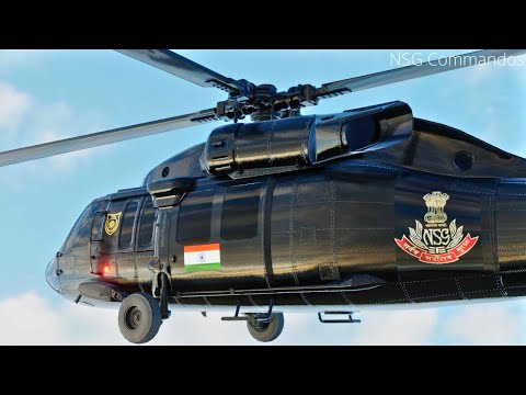 NSG Commando Black Hawk Helicopter