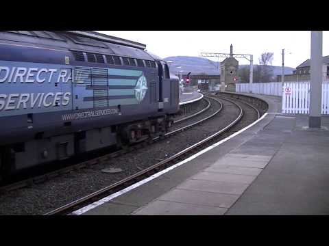NR Test Train UTU4. DRS 37612 tnt 37609. 3Q84. Carnforth. 08/04/15