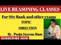 Reasoning Class 1 By Pooja Saxena Mam