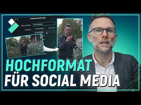 Hochformat für Social Media | Wondershare Filmora Tutorial