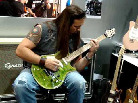 Steve Blaze/Lillian Axe @ the Guilford Guitars Booth - Summer NAMM 2009