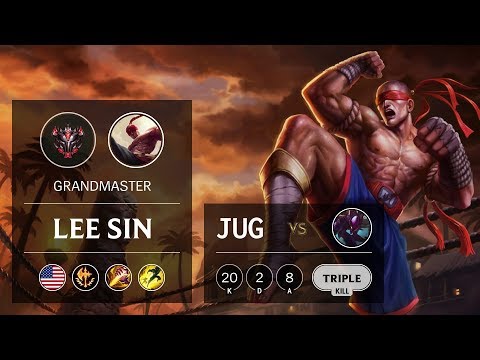 Lee Sin Jungle vs Kha'Zix - NA Grandmaster Patch 9.7