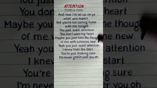 Download lagu Charlie Puth - 'ATTENTION' Lyrics (REQUESTED) #lyrics #charlieputh #shorts #shortsfeed mp3