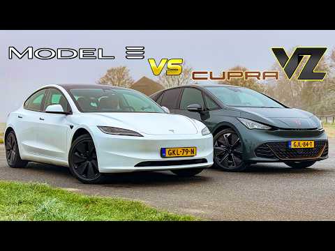 2026 TESLA MODEL 3 vs CUPRA BORN VZ // REVIEW on AUTOBAHN