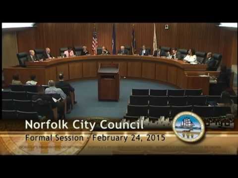 Formal 02/24/15 Session - Norfolk City Council
