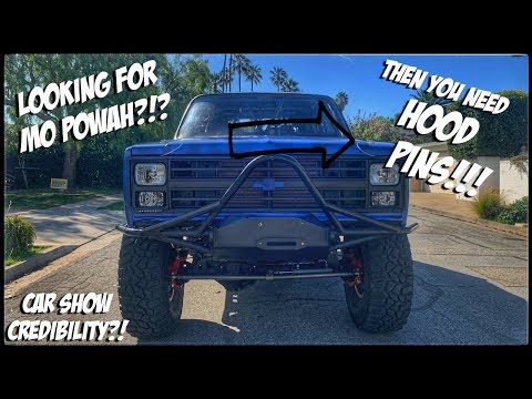MG #191 - How to install hood pins on your Squarebody!
