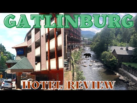 BAYMONT INN & SUITES BY WYNDHAM HOTEL & ROOM TOUR REVIEW  GATLINBURG, TN | ON THE RIVER MTN VIEW