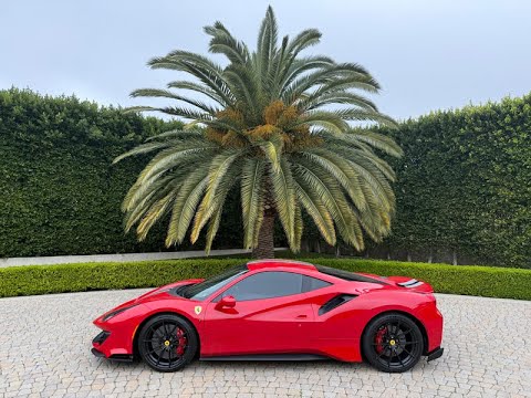 POV driving a 488 pista with a 765 LT (night drive)