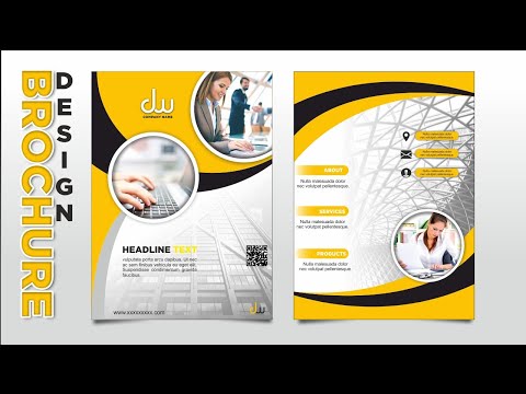 Brochure Design in CorelDraw x7 Tutorial By Graphic Station Free Download CDR File