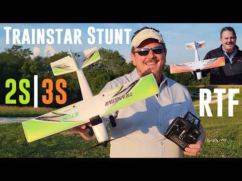 Volantex RC - Trainstar STUNT - 500mm - Brushless RTF - Unbox & Maiden Flights