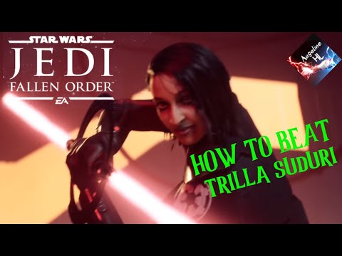 How to Defeat TRILLA SUDURI easily - Star Wars Jedi Fallen Order - Jedi Grand Master