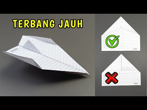 Pesawat Kertas Terbang Lama - Pesawat Terbang Tinggi - Pesawat Terbang Jauh