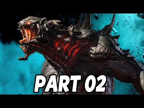 Let's Play Evolve Gameplay German Deutsch Part 2 - Goliath + DerSorbus = Totale Zerstörung
