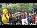 NYC Unveils Sesame Street Intersection On 63rd St Broadway 50th Anniversary Commemorations