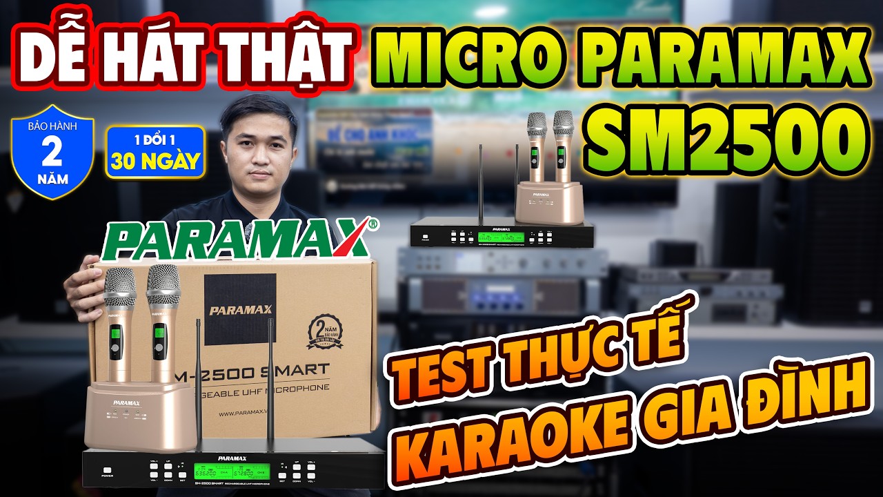 Video sản phẩm Micro Paramax SM-2500 SMART
