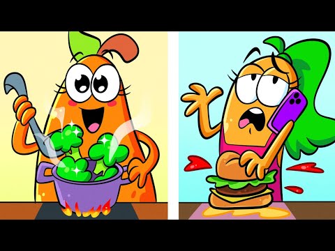 🍐 Superprotetora x Ocupada demais 🍐 Casal de peras