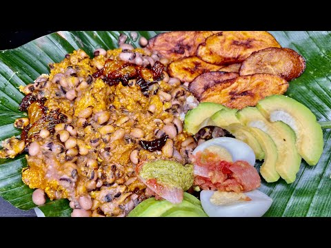 GARI & BEANS GHANA STYLE | GOB3 | RECIPE | GOB3 FEAST | POPULAR GHANAIAN STREET FOOD |