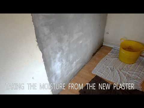 DIY  How to plaster a wall
