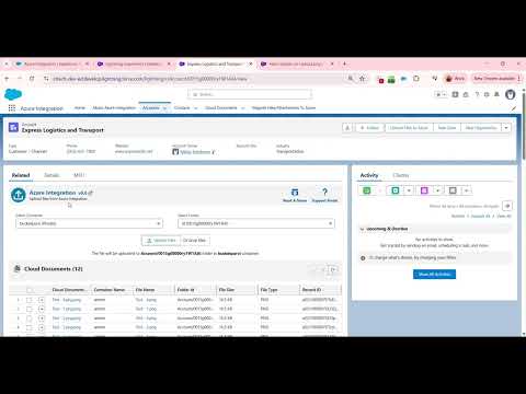 Field Update On Upload to Azure Blob Storage