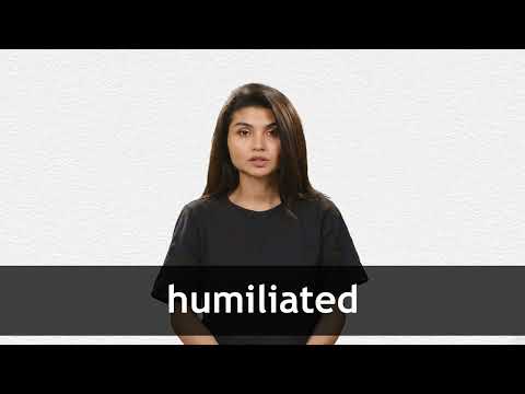 HUMILIATED Definition And Meaning Collins English Dictionary Hqdefault
