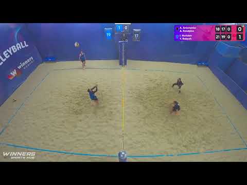 18:05 A. Antonenko / A. Kandyba - I. Horiaiev / Y. Babych 25.01.2023 | Winners Beach Volleyball