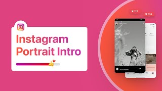 Instagram inspired intro & outro portrait templates | free green screen HD download