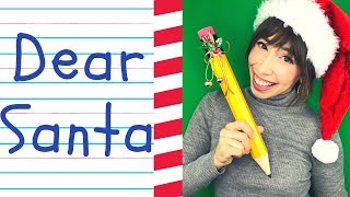 How to Write a Letter to Santa | Dear Santa | Beginner Writer Practice