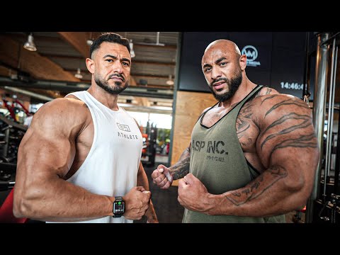 Just grind it out... Mike is finally training like a man!