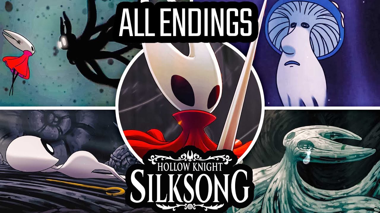 All ENDINGS & CUTSCENES (Good, Bad & Secret Endings) | Hollow Knight: Silksong [Showcase] - YouTube
