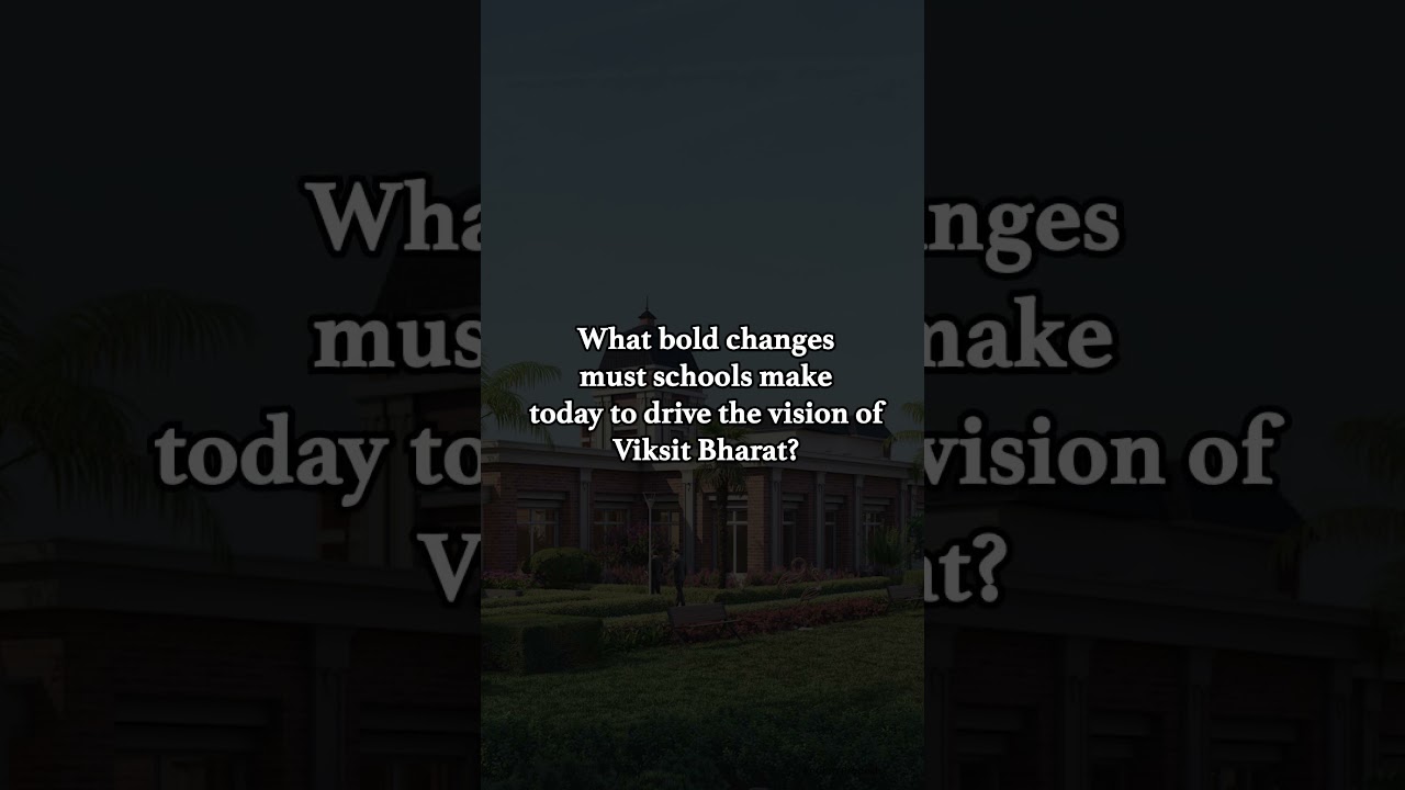 Are we truly ready to REIMAGINE education? -  Nandha Gokulam Life School