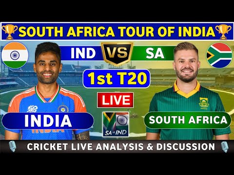 India vs South Africa, 1st T20 Live Match Analysis & Discussion IND vs SA 1st T20 SA tour of IND