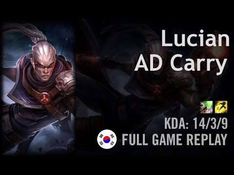 Lucian AD Carry vs Corki - Mickey - KR Challenger Path 5.24