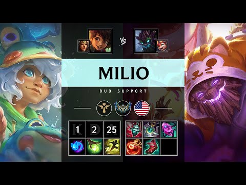 Milio Support vs Maokai - NA Challenger Patch 25.13