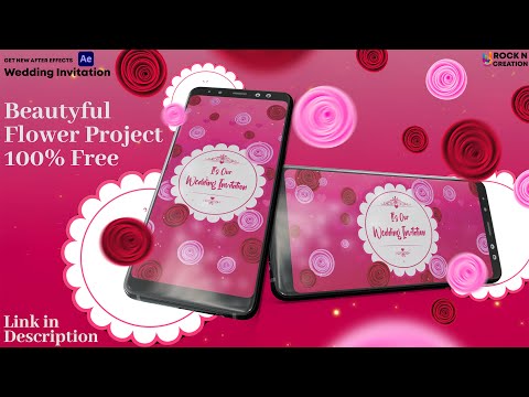 Beautyful Flower Wedding Invitation || Indian || Cinematic || Save the Date || Romantic Classy ||
