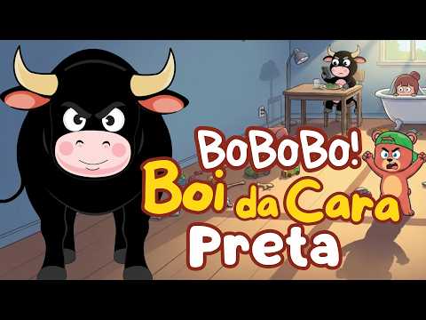 Bo Bo Bo Boi da Cara Preta 🐮 | O Boi Pega Criança Desobediente! | Música Infantil | Ursinho Pua Pua