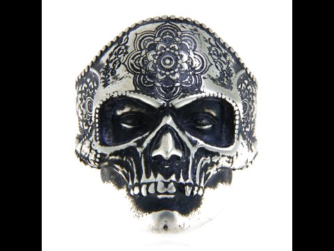 Inel Barbatesc Argint 925 Oxidat Man Behind the Mask - Mister si Forta
