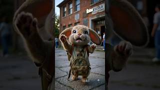 El pobre CONEJITO  se quedó dormido en clase porque tenía que cuidar a su madre enferma!🐇