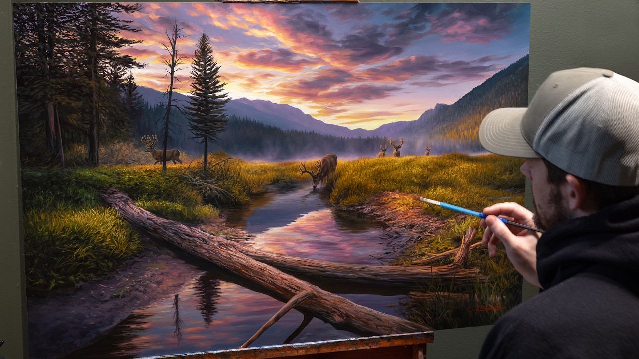 The Morning Routine | Oil Painting Time-Lapse