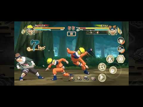 Ultimate Ninja Storm how to defeat choji by throwing /android