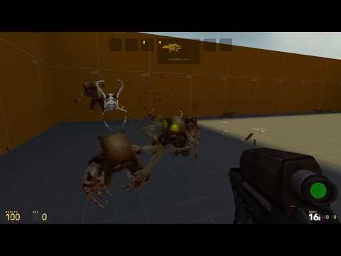 Half-Life 2 2003 Leak NPC Fight (Fast Zombies VS Conscripts)