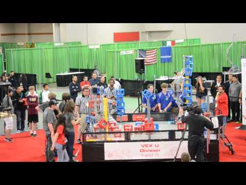 2015 VEX U World Championship SF #2-1: BNS vs QCC2