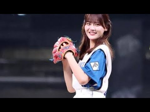 =LOVE・高松瞳、人生初の始球式で大暴投!満面の笑顔とリアクションに球場が大歓声