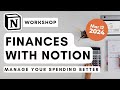 How to Build a Finance Tracker with Notion | Manage your finances with ease! ✨