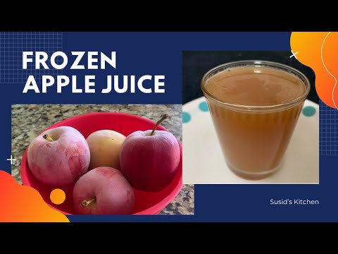 Frozen apple juice | Healthy & easy 💯% Pure apple juice | Apple juice