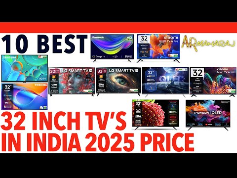 📺 Top 10 Best 32 Inch Smart TV's iN India 2025 | ✨ 32 Inch Tv Price |  LG, Samsung, Thomson
