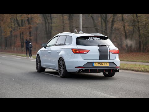 380HP Seat Leon Cupra ST 5F with Custom Exhaust - LOUD Accelerations & Crackles !