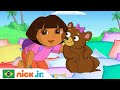 Dora The Explorer Dora Resgata Um Ursinho Sonolento Nick Jr Em Português