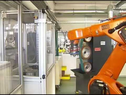 KUKA   Grinding and polishing of implants with a KUKA 1