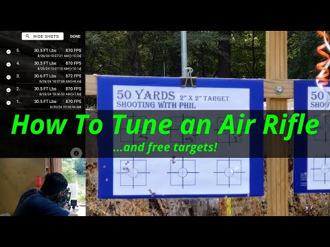 How To Tune An Air Rifle | 18.13 JSB | .22 FX Wildcat | Quick Tune | 50 Yards | Session #52