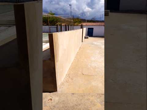 Arquibancadas prontas (ou quase) da quadra de futsal de Olhos D'água do Seco, Ibitiara Bahia